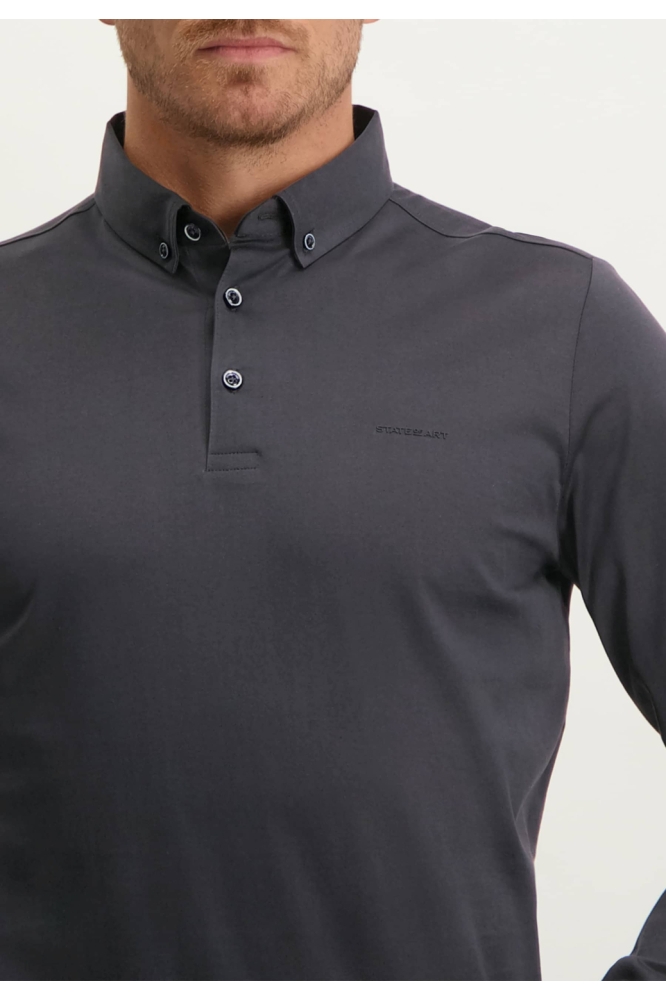 PIQUE POLO MET GEMELEERD DESSIN 43113424 9800